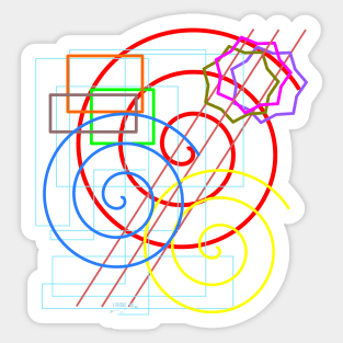 Lines Sticker